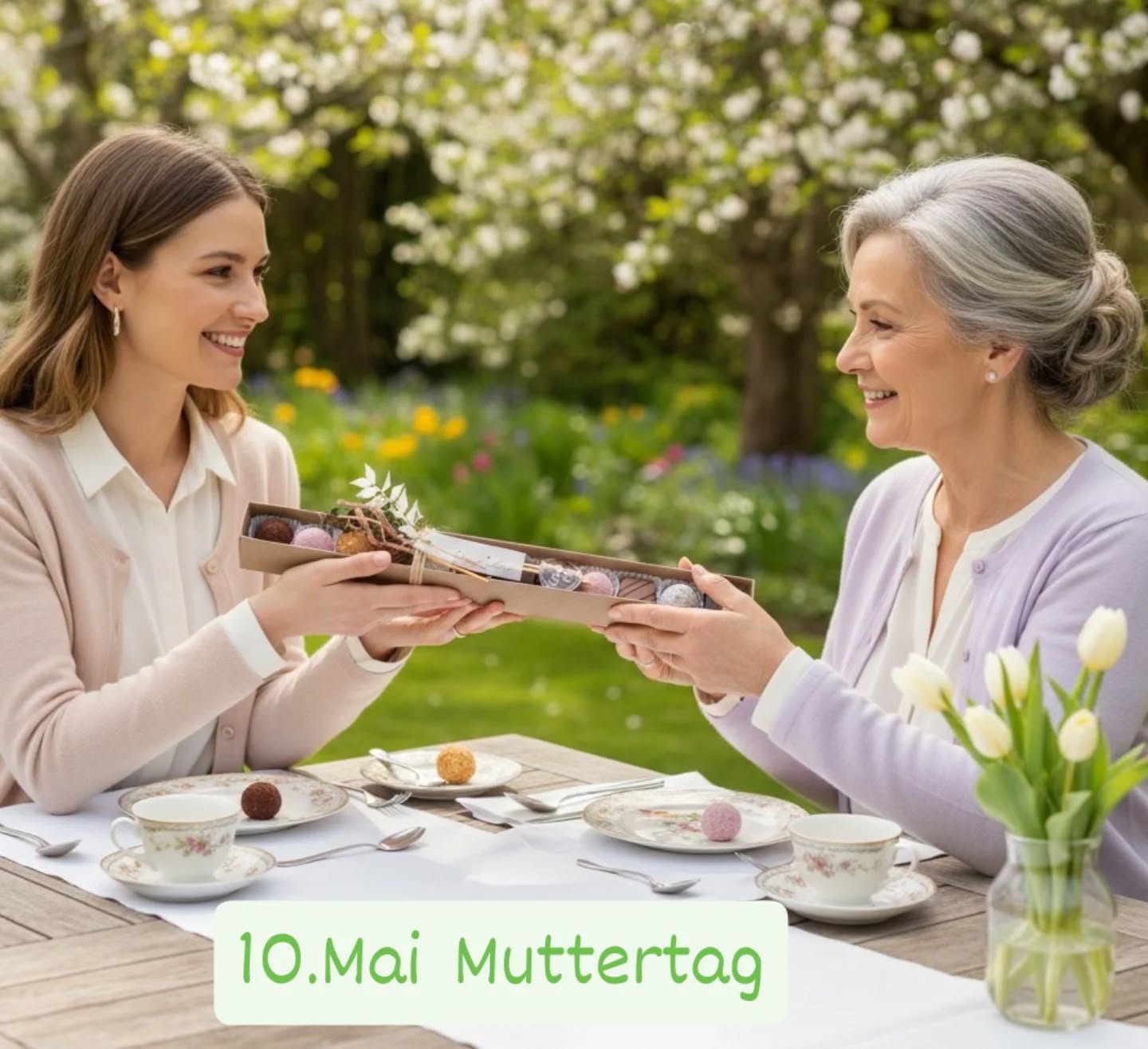 In 3 Woch ist Muttertag!
Jeder von uns hat eine Mama! Und die meisten werden das Glück haben eine liebevolle Mama zu haben die uns viel Zeit geschenkt hat und eigene Bedürfnisse für uns zurück gestellt hat.

Das ist immer ein "Danke" wert! Und ein Kind bleibt man ein Leben lang!

Ich habe so eine Mama und hoffe ganz arg auch selber so eine zu sein! 

(Hintergrund mi KI erstellt)

#muttertag #thankful #muttertagsgeschenk #handmadewithlove #regional
